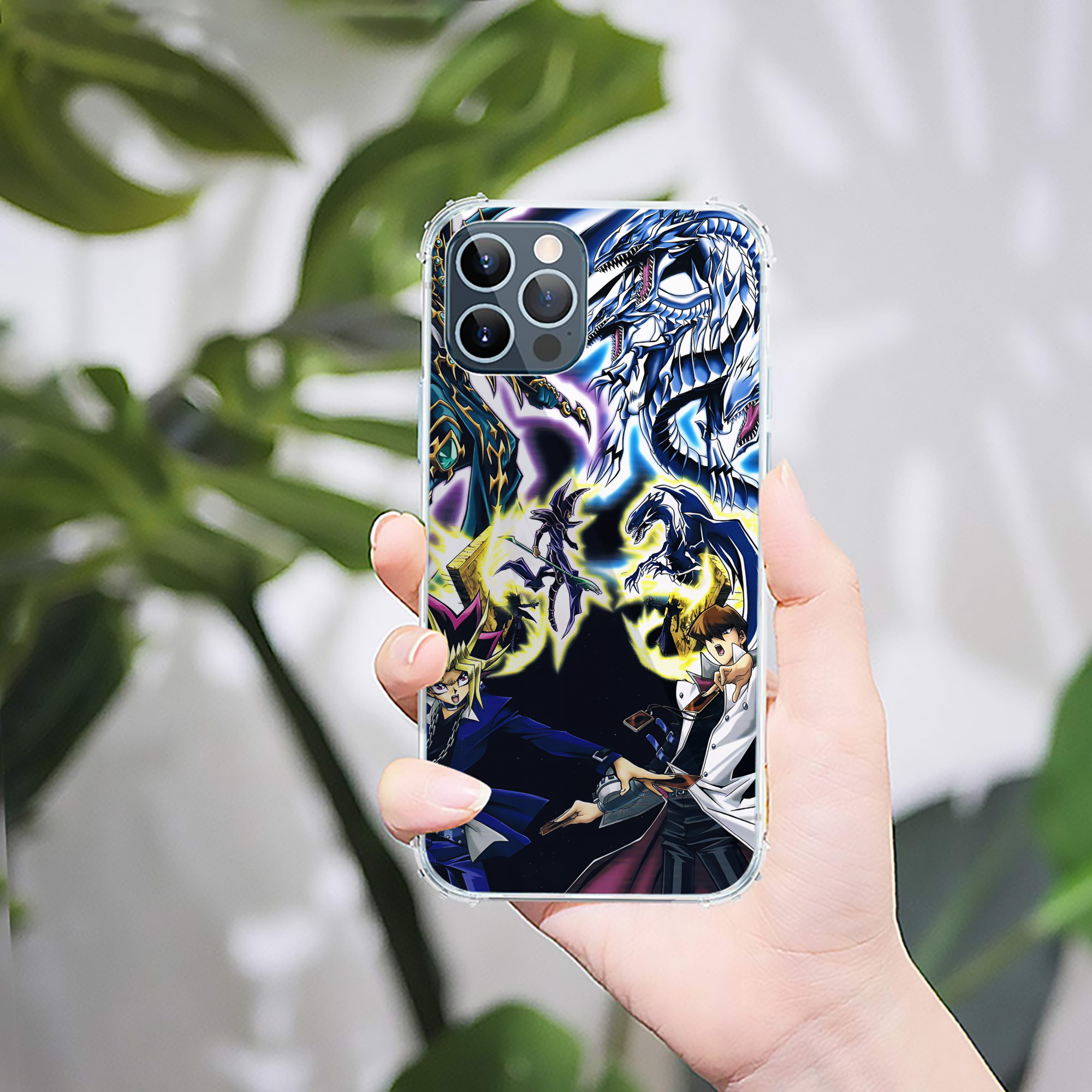 （画像用） 遊☆戯☆王 Yu-Gi-Oh! 【iPhone 12シリーズ対応】透明スマホケース（クリアソフトケース）